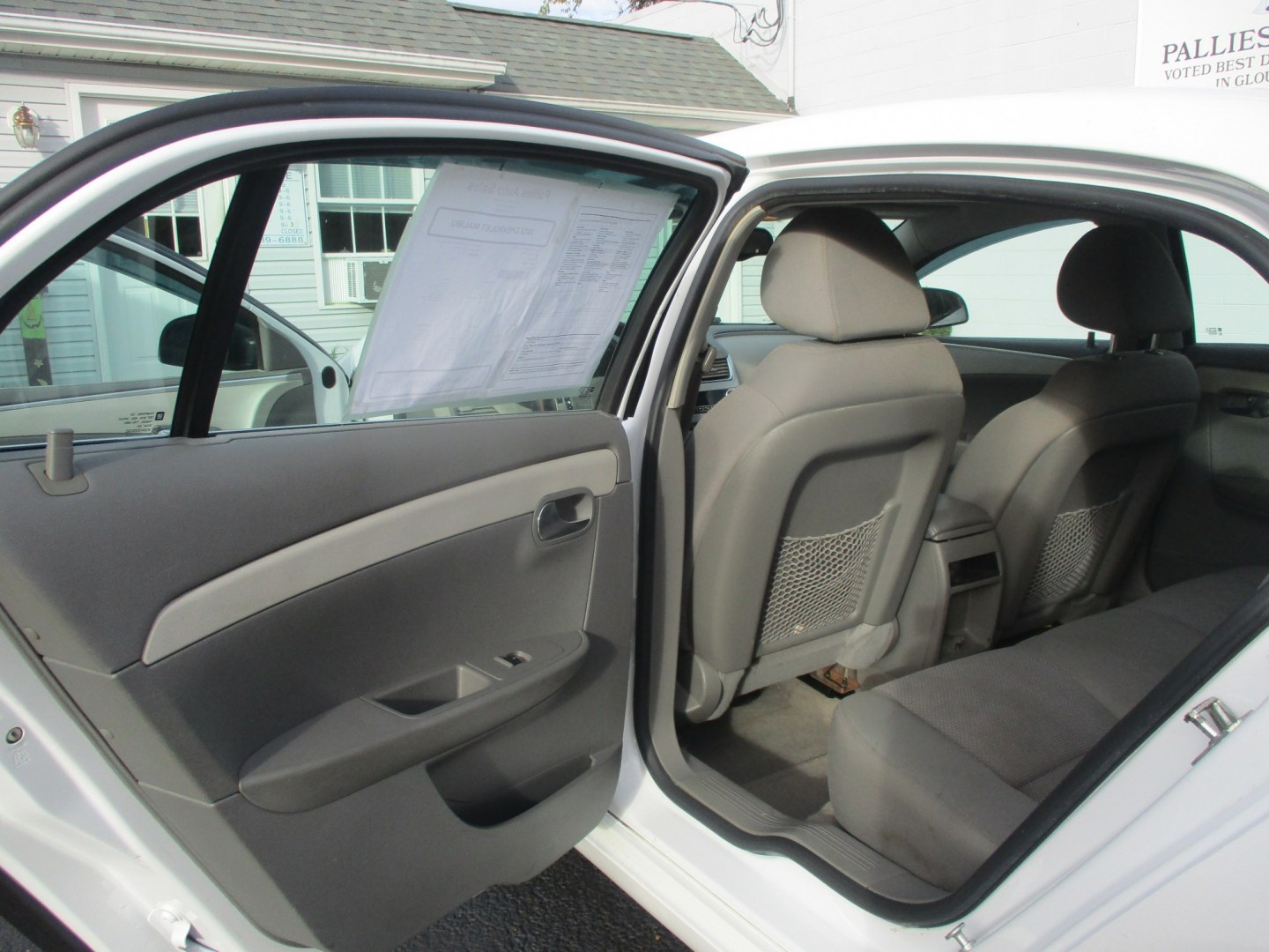 2012 WHITE Chevrolet Malibu LS (1G1ZB5E01CF) with an 2.4L L4 DOHC 16V engine, 6-Speed Automatic transmission, located at 540a Delsea Drive, Sewell, NJ, 08080, (987) 867-5309, 39.752560, -75.111206- Photo#16