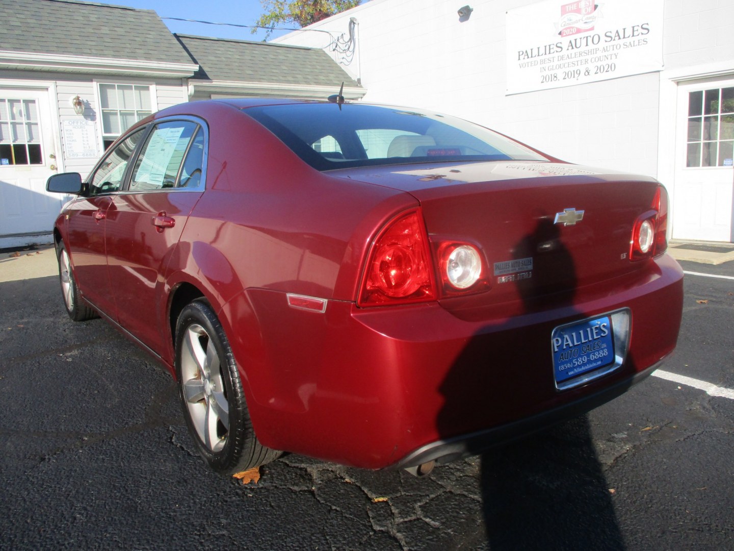 2008 RED Chevrolet Malibu LT2 (1G1ZJ57B68F) with an 2.4L L4 DOHC 16V engine, located at 540a Delsea Drive, Sewell, NJ, 08080, (987) 867-5309, 39.752560, -75.111206- Photo#2