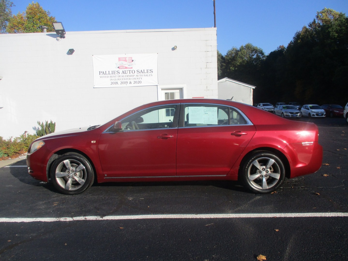 2008 RED Chevrolet Malibu LT2 (1G1ZJ57B68F) with an 2.4L L4 DOHC 16V engine, located at 540a Delsea Drive, Sewell, NJ, 08080, (987) 867-5309, 39.752560, -75.111206- Photo#1