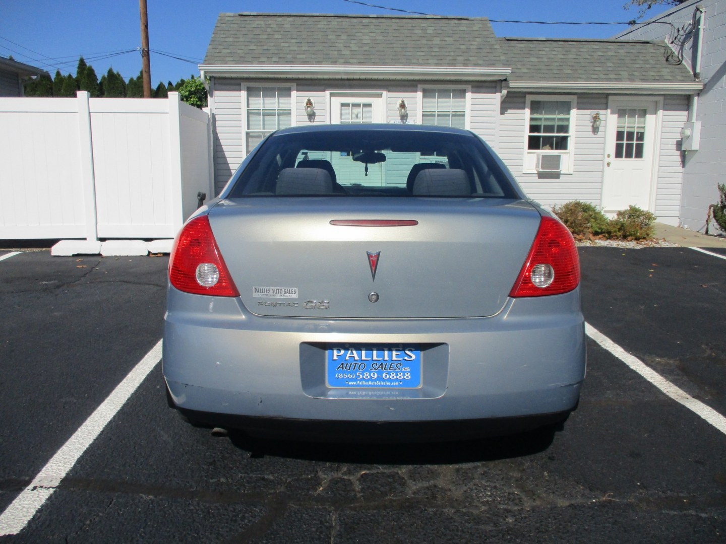 2009 BLUE Pontiac G6 Sedan (1G2ZG57B894) with an 2.4L L4 DOHC 16V engine, 4A OD transmission, located at 540a Delsea Drive, Sewell, NJ, 08080, (987) 867-5309, 39.752560, -75.111206- Photo#3
