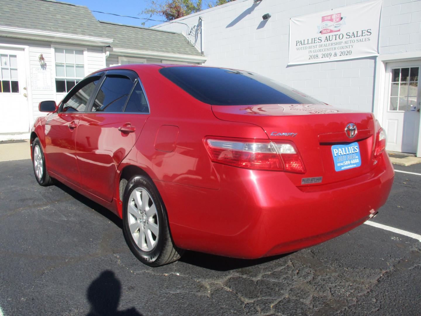 2007 RED Toyota Camry CE 5-Spd AT (4T1BE46K17U) with an 2.4L L4 DOHC 16V engine, 5A OD transmission, located at 540a Delsea Drive, Sewell, NJ, 08080, (987) 867-5309, 39.752560, -75.111206- Photo#2