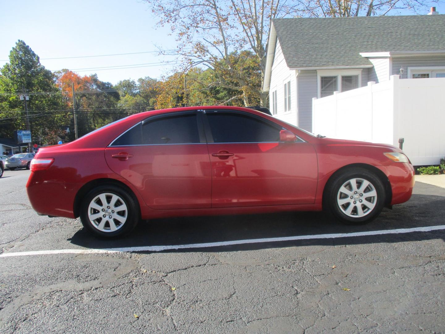 2007 RED Toyota Camry CE 5-Spd AT (4T1BE46K17U) with an 2.4L L4 DOHC 16V engine, 5A OD transmission, located at 540a Delsea Drive, Sewell, NJ, 08080, (987) 867-5309, 39.752560, -75.111206- Photo#7