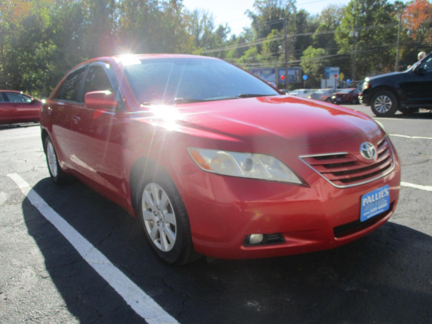 2007 RED Toyota Camry CE 5-Spd AT (4T1BE46K17U) with an 2.4L L4 DOHC 16V engine, 5A OD transmission, located at 540a Delsea Drive, Sewell, NJ, 08080, (987) 867-5309, 39.752560, -75.111206- Photo#8