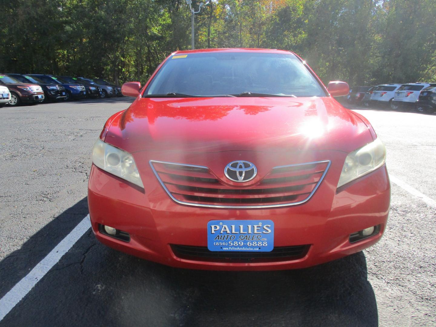 2007 RED Toyota Camry CE 5-Spd AT (4T1BE46K17U) with an 2.4L L4 DOHC 16V engine, 5A OD transmission, located at 540a Delsea Drive, Sewell, NJ, 08080, (987) 867-5309, 39.752560, -75.111206- Photo#9