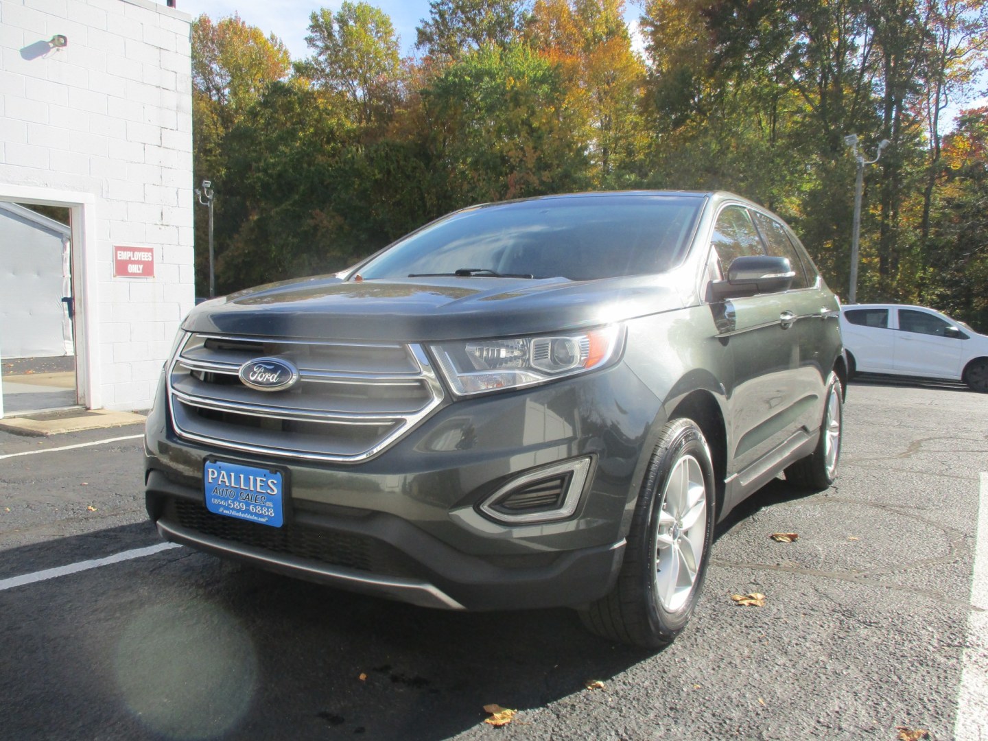 2015 GREEN Ford Edge SEL AWD (2FMTK4J87FB) with an 3.5L V6 DOHC 24V engine, 6A transmission, located at 540a Delsea Drive, Sewell, NJ, 08080, (987) 867-5309, 39.752560, -75.111206- Photo#0