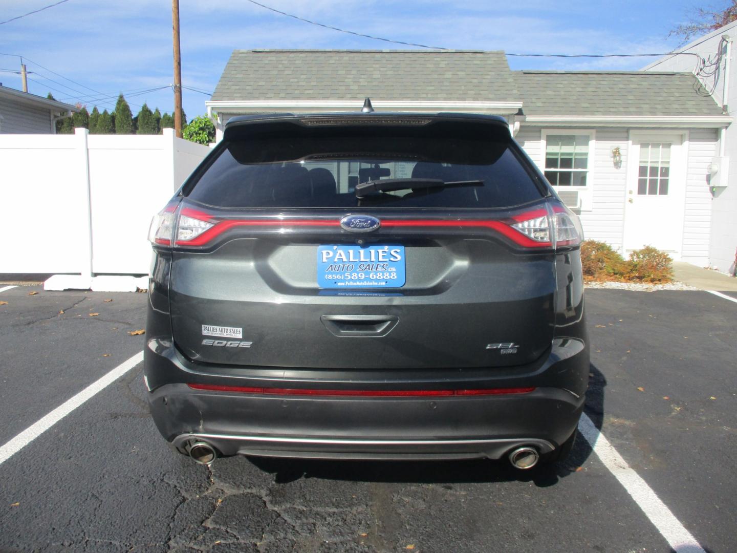 2015 GREEN Ford Edge SEL AWD (2FMTK4J87FB) with an 3.5L V6 DOHC 24V engine, 6A transmission, located at 540a Delsea Drive, Sewell, NJ, 08080, (987) 867-5309, 39.752560, -75.111206- Photo#6