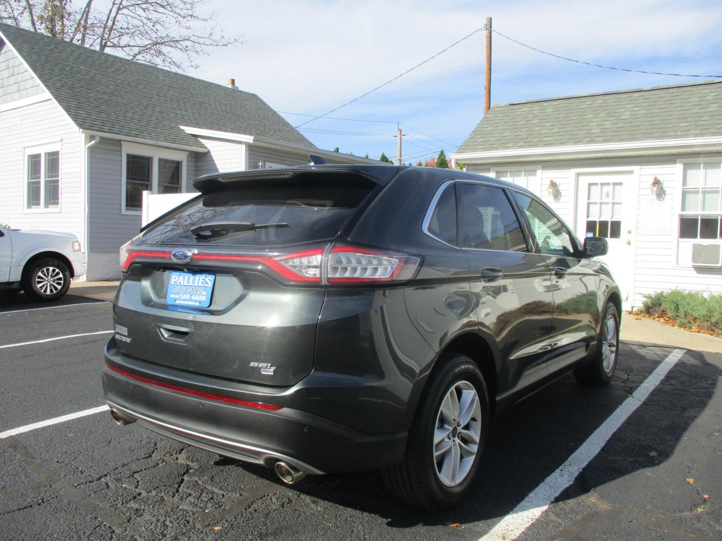 2015 GREEN Ford Edge SEL AWD (2FMTK4J87FB) with an 3.5L V6 DOHC 24V engine, 6A transmission, located at 540a Delsea Drive, Sewell, NJ, 08080, (987) 867-5309, 39.752560, -75.111206- Photo#8