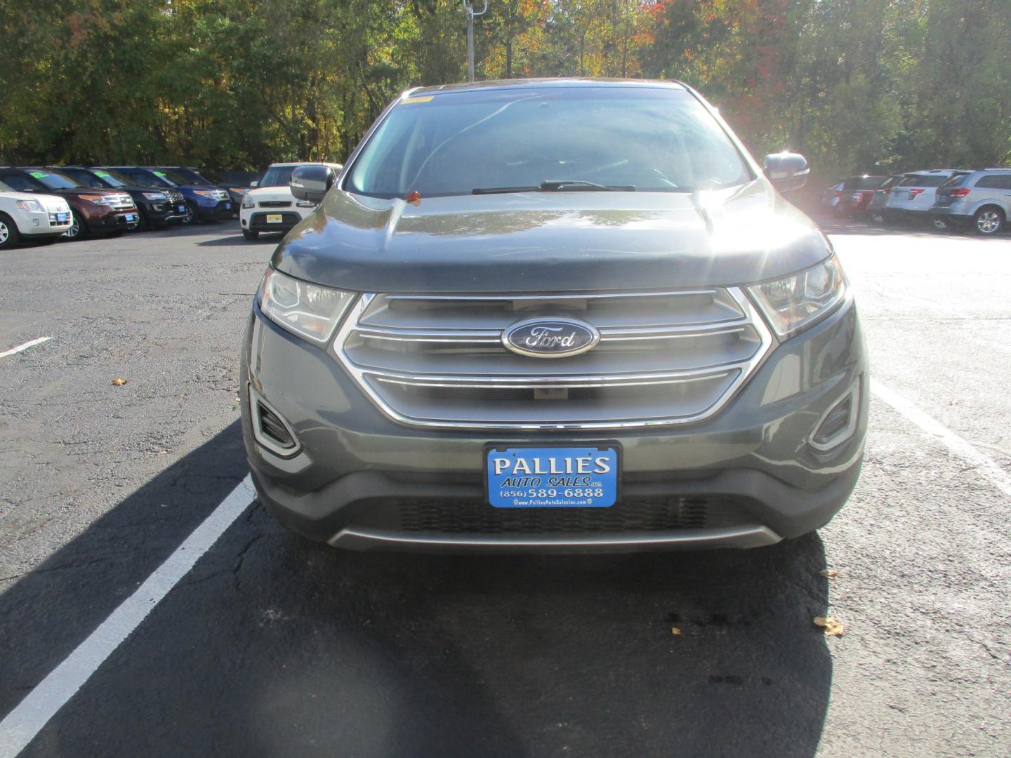 2015 GREEN Ford Edge SEL AWD (2FMTK4J87FB) with an 3.5L V6 DOHC 24V engine, 6A transmission, located at 540a Delsea Drive, Sewell, NJ, 08080, (987) 867-5309, 39.752560, -75.111206- Photo#11