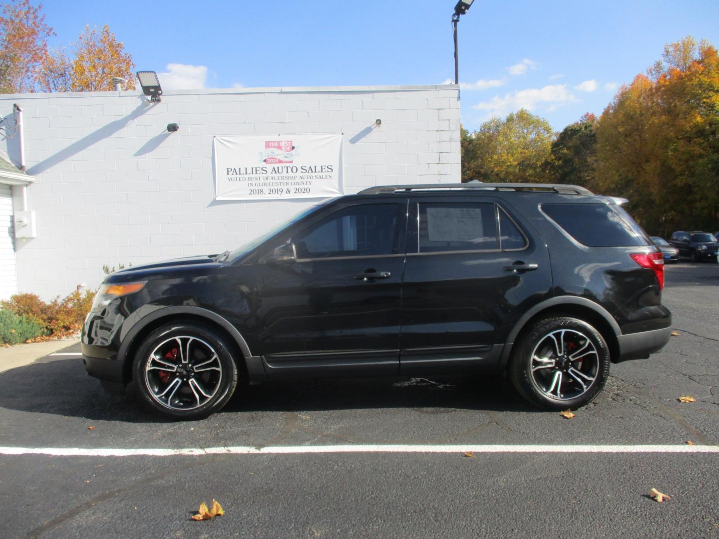 2013 BLACK Ford Explorer Sport 4WD (1FM5K8GT0DG) with an 3.5L V6 DOHC 24V engine, 6A transmission, located at 540a Delsea Drive, Sewell, NJ, 08080, (987) 867-5309, 39.752560, -75.111206- Photo#1