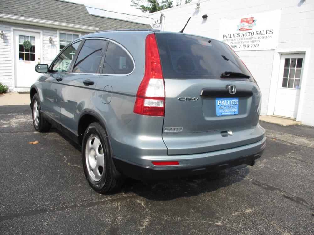 2010 Green Honda CR-V LX 2WD 5-Speed AT (5J6RE3H36AL) with an 2.4L L4 DOHC 16V engine, 5-Speed Automatic transmission, located at 540a Delsea Drive, Sewell, NJ, 08080, (856) 589-6888, 39.752560, -75.111206 - Photo #4