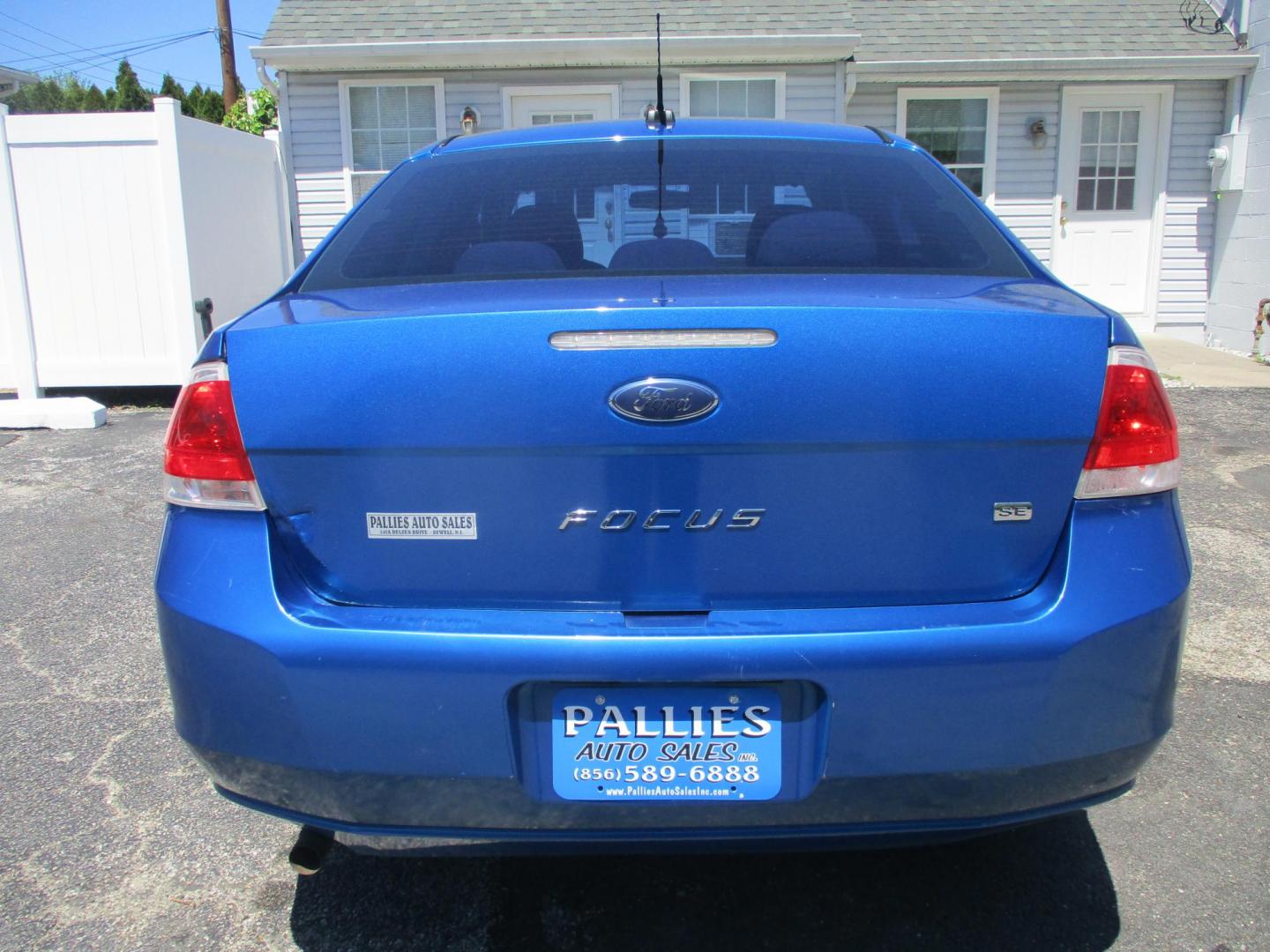 2010 BLUE Ford Focus SE Sedan (1FAHP3FN2AW) with an 2.0L L4 DOHC 16V engine, located at 540a Delsea Drive, Sewell, NJ, 08080, (987) 867-5309, 39.752560, -75.111206 - Photo#3
