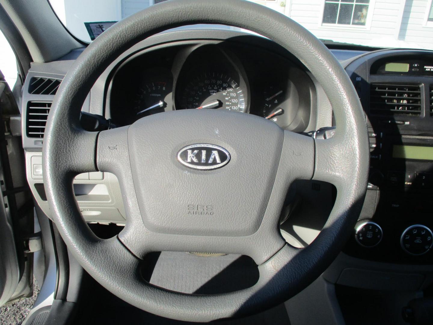 2009 SILVER Kia Spectra EX (KNAFE221095) with an 2.0L L4 DOHC 16V engine, AUTOMATIC transmission, located at 540a Delsea Drive, Sewell, NJ, 08080, (987) 867-5309, 39.752560, -75.111206 - Photo#22