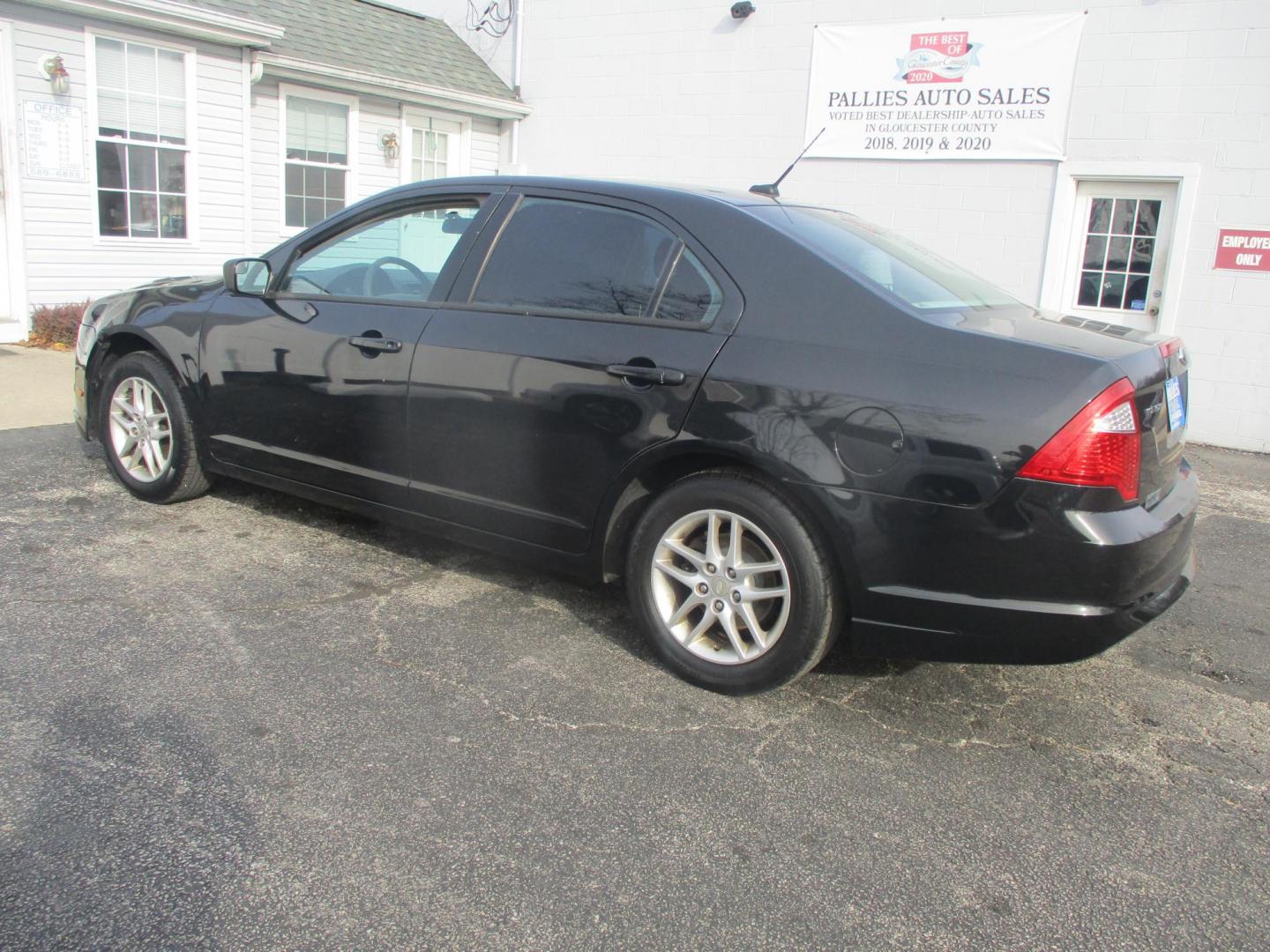 2012 BLACK Ford Fusion S (3FAHP0GA5CR) with an 2.5L L4 DOHC 16V engine, located at 540a Delsea Drive, Sewell, NJ, 08080, (987) 867-5309, 39.752560, -75.111206 - Photo#2
