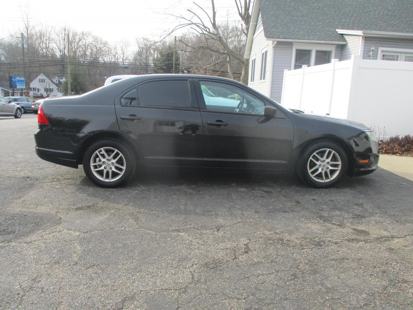 2012 BLACK Ford Fusion S (3FAHP0GA5CR) with an 2.5L L4 DOHC 16V engine, located at 540a Delsea Drive, Sewell, NJ, 08080, (987) 867-5309, 39.752560, -75.111206 - Photo#7