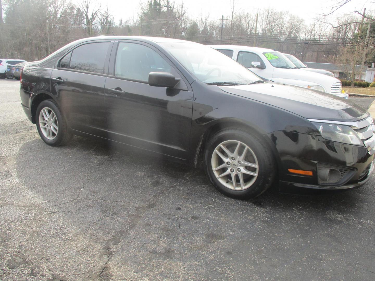 2012 BLACK Ford Fusion S (3FAHP0GA5CR) with an 2.5L L4 DOHC 16V engine, located at 540a Delsea Drive, Sewell, NJ, 08080, (987) 867-5309, 39.752560, -75.111206 - Photo#8